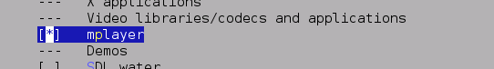 Menuconfig package mplayer.png